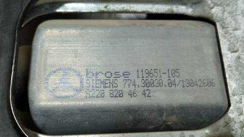 Foto 3ª: Elevalunas Eléctrico Delantero Izquierdo Mercedes Clase C 160 270 CDI 203.016) BERLINA 170CV 125KW [612962] (2001)