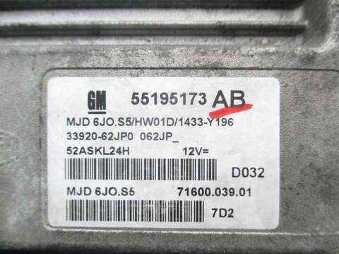 Foto 3ª: Centralita Motor ECU Suzuki Swift Z13DT BERLINA (2007)