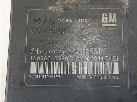 Foto 4ª: Abs Opel Zafira 1.6 COSMO 116CV 85KW [D-Z17DTR] (2009)
