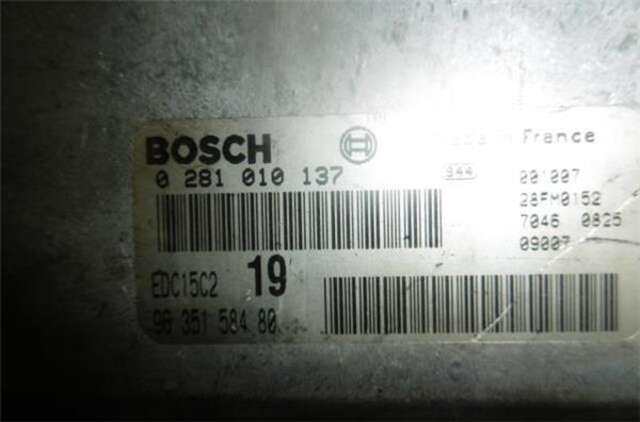Foto 2ª: Centralita Motor ECU Citroen Xsara 2.0 HDI [RHY (DW10TD)]
