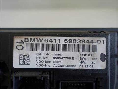 Foto 3ª: Mando Climatizador Bmw Serie 3 315 3.0 330XD 231CV 170KW [M57 D30 (30 6 D3)] (2016)