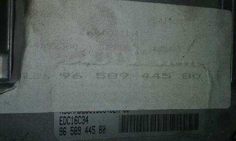 Foto 2ª: Centralita Motor ECU Citroen C4 COLLECTION COUPE 109CV 80KW [9HY (DV6TED4)] (2005)
