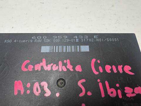 Foto 2ª: Modulo Confort BCM Seat Ibiza ASY (2002)