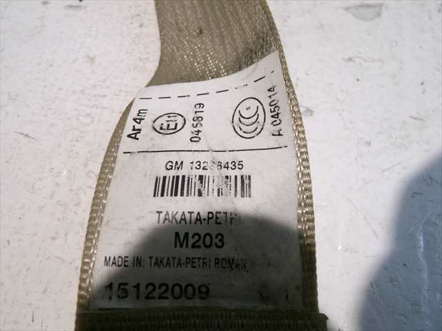 Foto 4ª: Cinturón Trasero Derecho Opel Insignia 2.0 CDTI 2008-2013 [A20DTH] (2010)