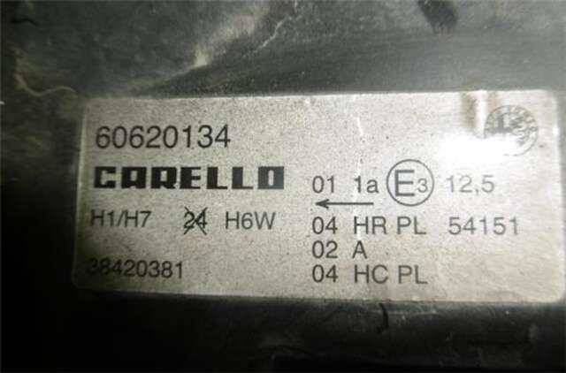 Foto 3ª: Faro Izquierdo Alfa Romeo 156 1.6 T.SPARK PROGRESSION [1.6 LTR. - 88 KW 16V CAT] [AR 32104]