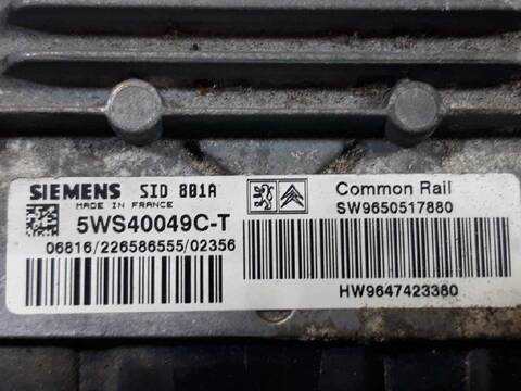 Foto 3ª: Centralita Motor ECU Citroen Berlingo 2.0 HDI CAT RHY - DW10TD) 90CV 66KW (2003)