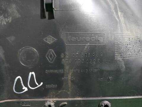 Foto 2ª: Tapizados Cartoneras Renault Kangoo PROFESIONAL 75CV [K9KB6] (2008)