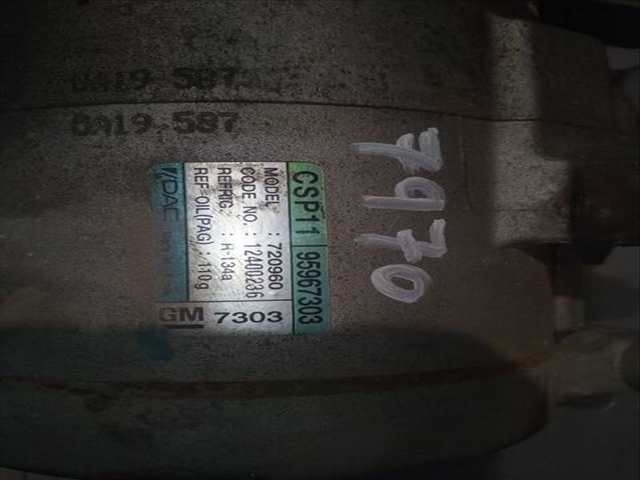 Compresor Aire Acondicionado Chevrolet Spark BASIS 68CV 50KW