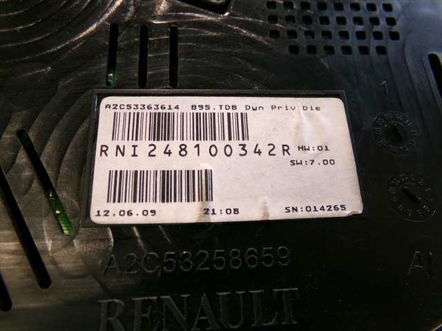 Foto 4ª: Cuadro de Instrumentos Renault Megane 1.5 DCI 2008-2013 [K9KG8] (2009)