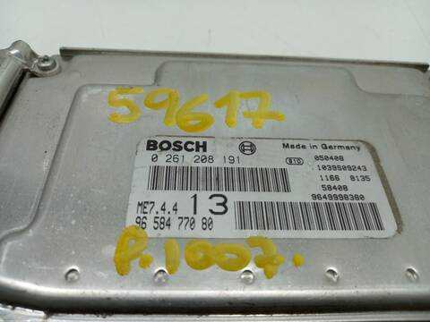 Foto 2ª: Centralita Motor ECU Peugeot 1007 NFU (2005)