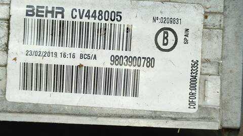 Foto 4ª: Intercooler Citroen C4 G CACTUS FEEL [YH01] (2019)