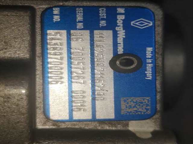 Foto 3ª: Turbocompresor Nissan Pulsar K9K636 (2014)