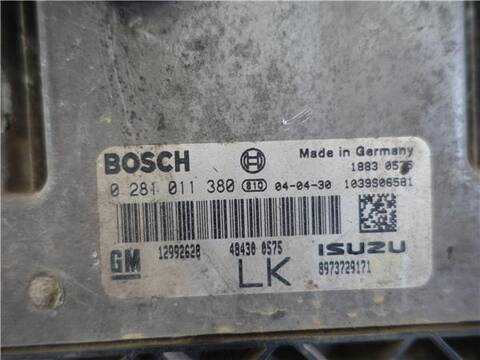 Foto 3ª: Centralita Motor ECU Opel Astra 1.7 CDTI BERLINA 100CV 74KW [Z 17 DTH] (2004)