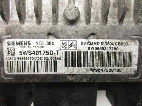 Foto 2ª: Centralita Motor ECU Peugeot 1007 8HZ (2006)
