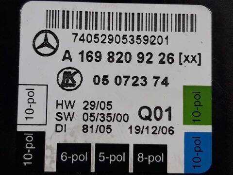 Foto 2ª: Centralita Cierre Centralizado Mercedes Clase B 150 180 CDI 245.207) 109CV 80KW (2007)