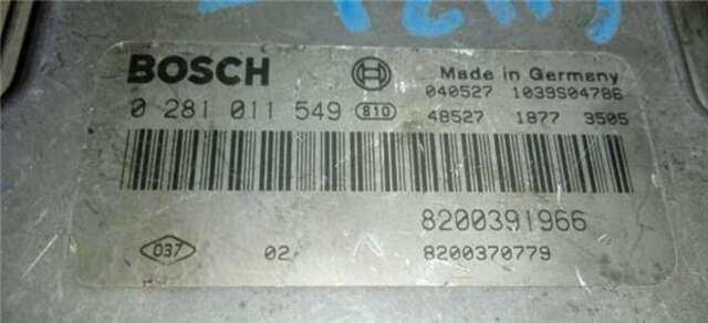 Centralita Motor ECU Renault Megane 1.9 CONFORT AUTHENTIQUE [1.9 LTR. - 88 KW DCI DIESEL] II CLASSIC BERLINA (2003-_)