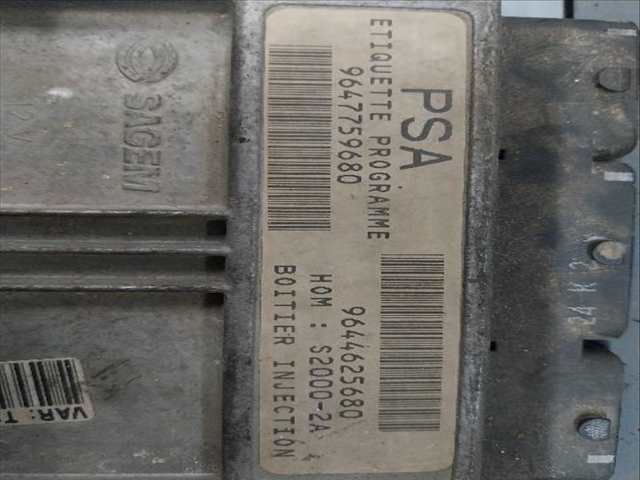 Foto 2ª: Centralita Motor ECU Peugeot 206 1.4 G [G-KFW] (2003)