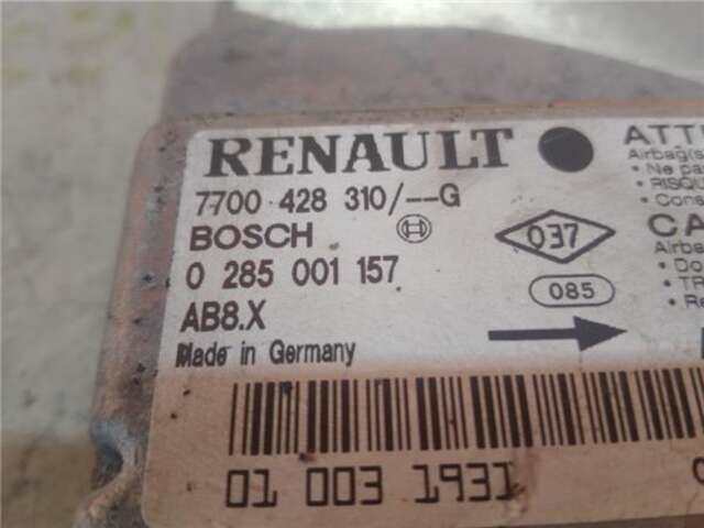 Foto 2ª: Centralita Airbag Renault Clio 1.9D RT B/CBOA/F [1.9 LTR. - 47 KW DIESEL] [F8PP6]