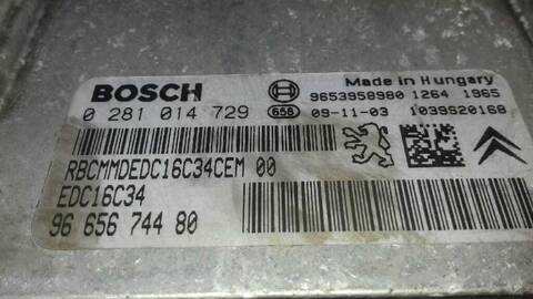 Foto 3ª: Centralita Motor ECU Citroen C4 VTN@V PICASSO 109CV 80KW [9HZ] (2009)