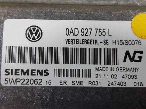 Foto 3ª: Centralita Cambio Automatico Volkswagen Touareg V6 220CV 162KW [AZZ] (2003)