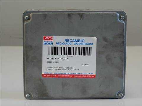 Centralita Motor ECU Toyota Avensis 2.0 D4-D EXECUTIVE BERLINA 5-PTAS.) 126CV 93KW