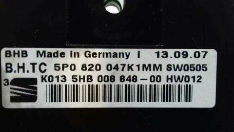 Foto 3ª: Mando Climatizador Seat Leon 1.9 TDI 105CV 77KW [BXE] (2007)