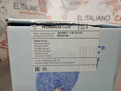 Foto 4ª: Bomba de Agua Mazda 121 L DA) 55CV 40KW (1989)