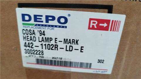 Foto 2ª: Faro Derecho Opel Corsa VERSION INDEFINIDA