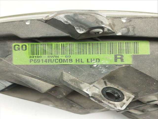 Foto 3ª: Faro Derecho Honda Crv ELEGANCE 140CV 103KW RE) [N22A2] (2007)