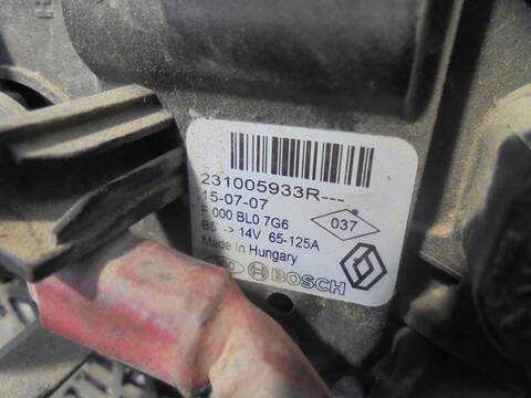 Foto 4ª: Alternador Dacia Duster 1.5 DCI DIESEL FAP CAT 109CV 80KW [K9K R8] (2014)
