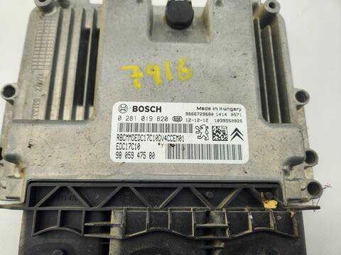 Foto 2ª: Centralita Motor ECU Peugeot 208 ACCESS 68CV 50KW [8H01] (2013)
