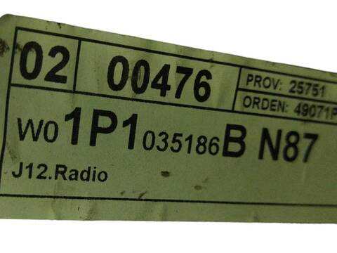 Foto 3ª: Sistema Audio Radio CD Seat Leon 1.9 TDI (2005)