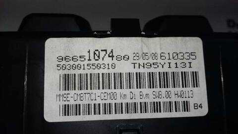 Foto 3ª: Cuadro de Instrumentos Peugeot 308 SPORT 109CV 80KW [9HZ (DV6TED4)] (2008)