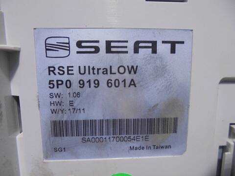 Foto 3ª: Pantalla Multifuncion Seat Altea 1.6 TDI 105CV 77KW [CAY] (2012)