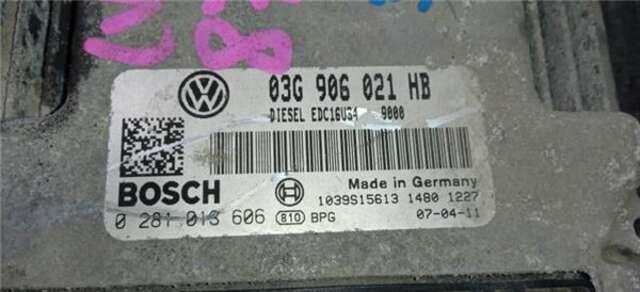 Centralita Motor ECU Volkswagen Golf 1.9 ADVANCE [1.9 LTR. - 77 KW TDI]