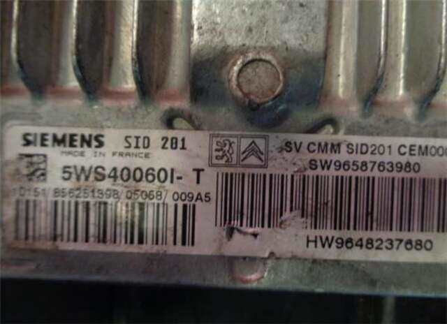 Foto 3ª: Centralita Motor ECU Peugeot 607 2.7 HDI 24V [UHZ]