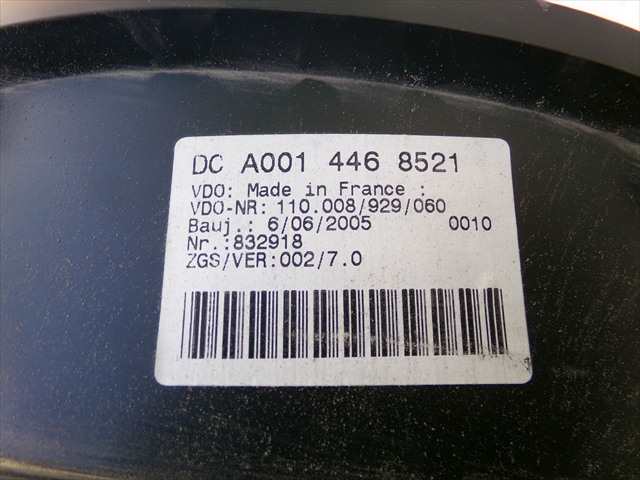 Foto 3ª: Cuadro de Instrumentos Mercedes Sprinter 2.2 CDI W903,1995-2006 [611987] (2005)