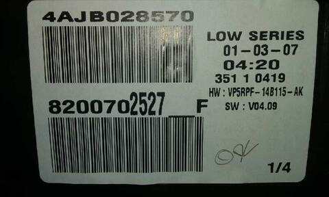 Foto 3ª: Cuadro de Instrumentos Renault Megane DYNAMIQUE BERLINA 112CV 82KW II CLASSIC BERLINA [K4M812] (2007)