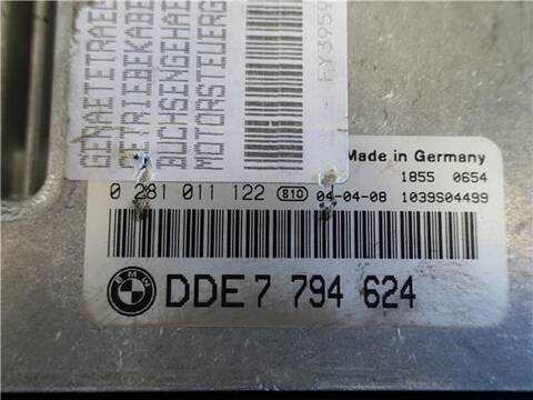 Foto 2ª: Centralita Motor ECU Bmw Serie 3 315 2.0 320D BERLINA 150CV 110KW [M47 D20 (20 4 D4)] (2004)