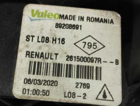 Foto 3ª: Faro Antiniebla Delantero Izquierdo Renault Scenic BLACK EDITION 140CV 103KW IV [H5H B4] (2020)