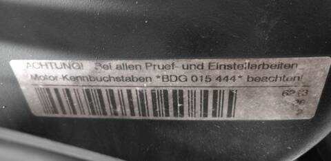 Foto 2ª: Motor Completo Volkswagen Passat BDG BERLINA (2003)