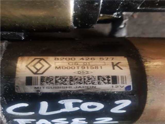 Foto 2ª: Motor de Arranque Renault Clio 1.5 AUTHENTIQUE [1.5 LTR. - 60 KW DCI DIESEL] [K9K B7]