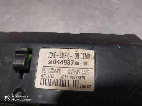 Foto 2ª: Pantalla Multifuncion Citroen C4 EXCLUSIVE 120CV 88KW [5F01] (2010)