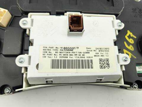 Foto 2ª: Cuadro de Instrumentos Peugeot 508 ALLURE 150CV 110KW [AH01] (2015)