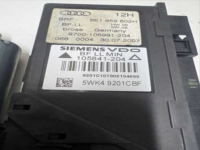 Foto 3ª: Elevalunas Eléctrico Delantero Izquierdo Audi A4 BERLINA (2006)