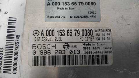 Foto 3ª: Centralita Motor ECU Mercedes Clase C 160 BERLINA 170CV 125KW (2000)