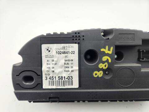Foto 4ª: Cuadro de Instrumentos Bmw X3 2.0D 177CV 130KW [N47D20A] (2008)