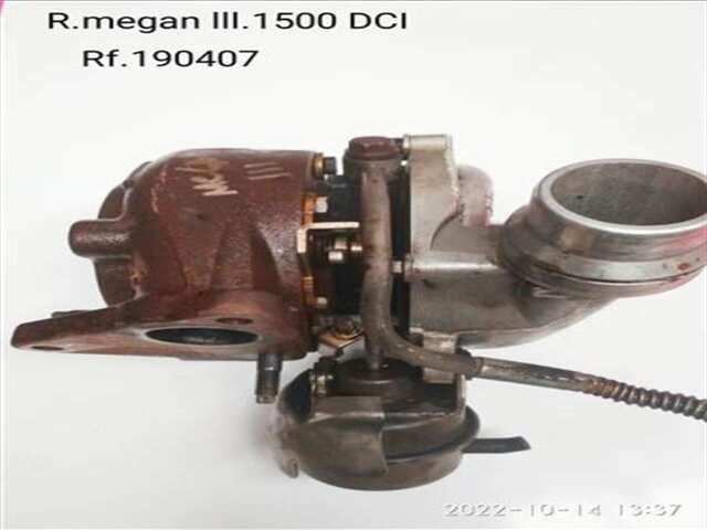 Turbocompresor Renault Megane 1.5 DCI D (106 CV) II BERLINA 3P