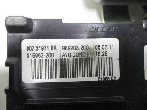 Foto 3ª: Elevalunas Eléctrico Delantero Izquierdo Renault Scenic R9M404 (2011)