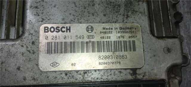 Centralita Motor ECU Renault Scenic 1.9 AUTHENTIQUE [1.9 LTR. - 88 KW DCI DIESEL] (JM)(2003-_)